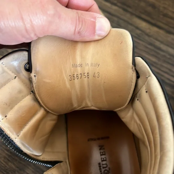 Alexander McQueen leather high tops - Picture 4 of 7